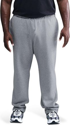 Nike Club Open Hem Fleece Pants in Dark Grey Heather at Nordstrom Rack, Size X-Large