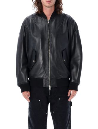 Diesel Black Leather Jacket