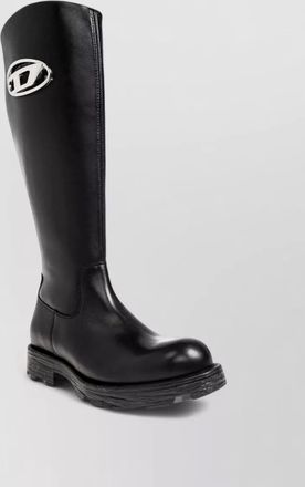 Diesel leather ankle boots