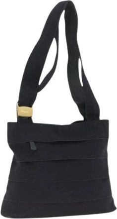 Ferragamo Pre-owned Canvas Tote Tas - Dames - Vintage Schoudertas - Blauw - ONE Size - Vintage