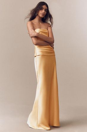 Mare Mare Strapless Ruched Corset Dress