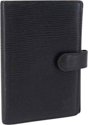 Louis Vuitton Pre-owned Day Planner Cover - Dames - Vintage Accessoires - Zwart - ONE Size - Leer - Vintage