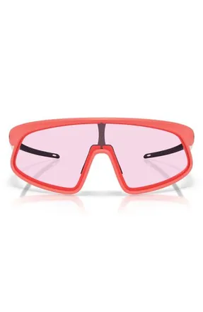 Oakley 49mm RSLV Prizm Rectangle Sunglasses in Matte Paloma /Prizm Low Light at Nordstrom