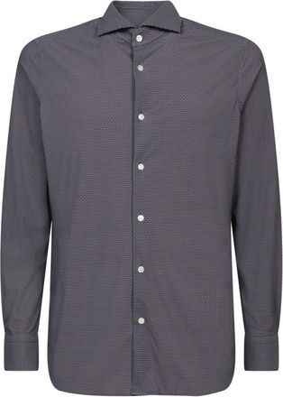 Dell'Oglio Ar 25Wr 11Ca Nep 46 200 - Heren - Casual Overhemden - Blauw - XL - Overhemden