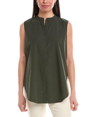 Eileen Fisher Eileen Fisher Mandarin Collar Shirt