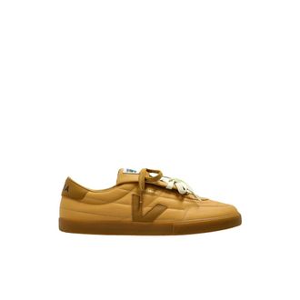 Veja Panenka Leren Sneakers - Heren - Schoenen - Bruin - Maat: 44 EU Katoen