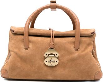 Zanellato Brown Dotta Small Satchel