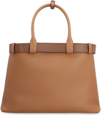 Prada Tassen, Dames, Bruin, ONE Size, Leer, Buckle Leren Tas