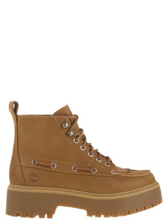 Timberland Stone Street Fringed Boot met platform