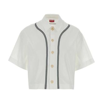 Kenzo Poplin Shirt - female - Kenzo - Shirts - White - XS - Blouses & Shirts