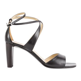 Christophe Lemaire High Heel Sandals, female, Black, Size: 10 US Cross Sandals 80