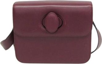 Cartier Pre-owned Must Shoulder Bag - Dames - Vintage Schoudertas - Rood - ONE Size - Leer - Vintage