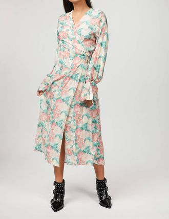 Art Dealer Marie Dress In Pastel Floral Print