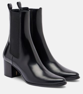 Saint Laurent Jill 60 leather ankle boots