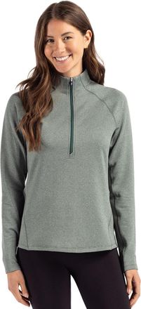 Cutter & Buck Peshastin Fleece Recycled Womens Half Zip Pullover