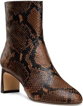 Stuart Weitzman Babette Zip Bootie 60 in Espresso at Nordstrom Rack