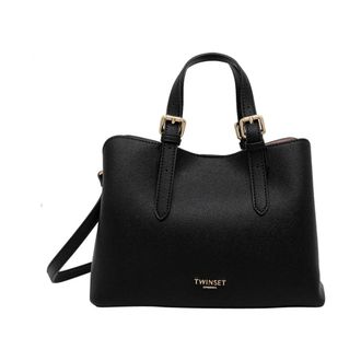 Twinset Handbags, female, Black, Size: ONE SIZE Small Tote