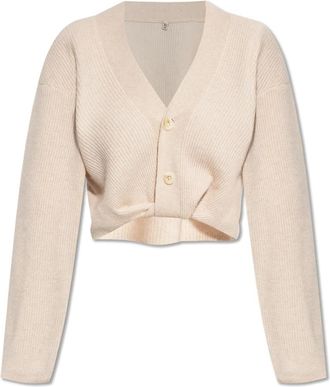 R13 Kasjmier vest - Dames - Cashmere truien - Beige - S - Kasjmier - Truien & Vesten