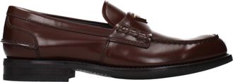 Prada Herrens Loafer Leder Braun/Wurzel