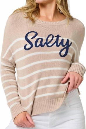 Shiraleah Salty Relaxed Fashion Fit Sweater In Tan