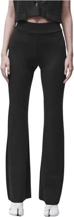 Thom Krom Flared Trainingsbroeken - Dames - Sweatpants - Zwart - S - Broeken