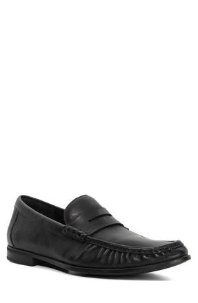 Dune London Sammi Penny Loafer in Black at Nordstrom, Size 10Us