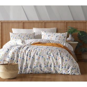 Blanc Avenue Juego de funda de edred&oacute;n 240x220 cm+ 2 FA 65x65 cm 100% algod&oacute;n