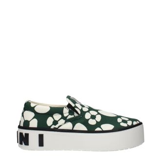 Marni Slip On Carhartt Damens Gr&uuml;ner Stoff