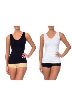 Body Beautiful Reversible Shaping Camisole - Pack of 2 in Black/white at Nordstrom Rack, Size Large/x-Large