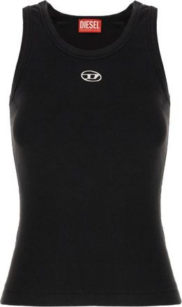Diesel T-Anki-Od Tank Top - Dames - Tops zonder mouwen - Zwart - M - Katoen - Tops