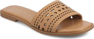 Journee Collection Brodie Slide Sandal in Tan at Nordstrom Rack, Size 7.5