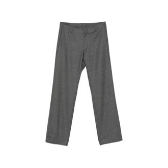 Maison Margiela Straight Trousers, male, Gray, Size: M Pant Mm6 Maison Margiela