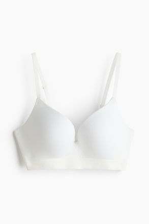 H&M Seamless Push-up-BH - Weiss