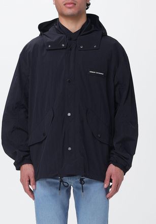 A|X Armani Exchange Giacca a vento con cappuccio in tessuto tecnico
