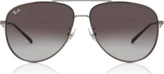 Ray-Ban Grey Gradient Pilot Unisex Sunglasses RB3712D 004/8G 62