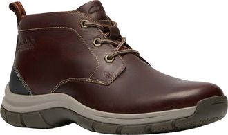 Clarks Mens Walpath Chukka Boot, Brown leather, 42.5 EU Weit
