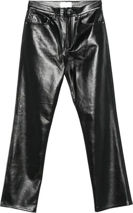 A Gold E Lana Jean - Dames - Leren Broeken - Zwart - W24 - Leer - Broeken