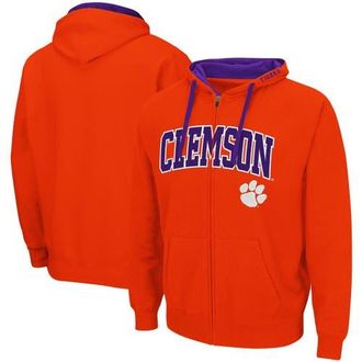 Colosseum Mens Colosseum Orange Clemson Tigers Big & Tall Full-Zip Hoodie at Nordstrom, Size Xxx-Large