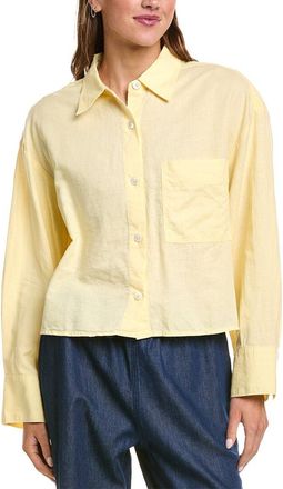 Madewell Alice Straight Hem Linen-Blend Shirt