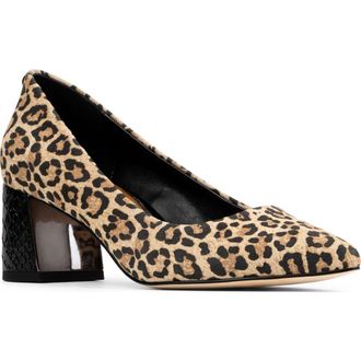 Donald J Pliner Suzette Pointed Toe Pump in Natural/Black at Nordstrom Rack, Size 5.5