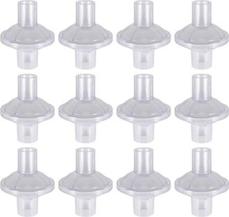OEM Filtro De Salida Viral Compatible Con M&aacute;quinas Cpap/bipap, Paquete De 12 Unidades