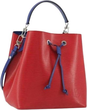 Louis Vuitton Pre-owned Vintage Epi Bucket Bag - Dames - Vintage Tas - Rood - ONE Size - Leer - Vintage