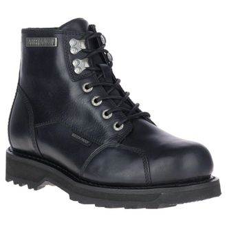 Harley-Davidson Harley Davidson Dorington Leather Mens Ankle Boots - Black - Size:UK 9.5