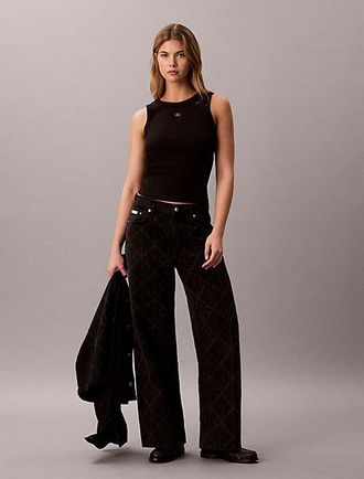 Calvin Klein Low Rise Baggy Logo Jeans