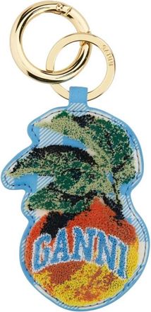 Ganni Apple-shaped Keychain - Dames - Sleutelhangers & Tashangers - Veelkleurig - ONE Size - Accessoires