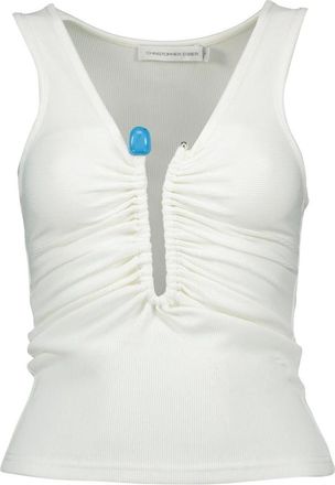 CHRISTOPHER ESBER Dames, Tops, Wit, Maat: XS