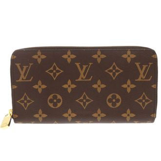 Louis Vuitton Brown Monogram Canvas Long Wallet (Bi-Fold) (Pre-Owned)