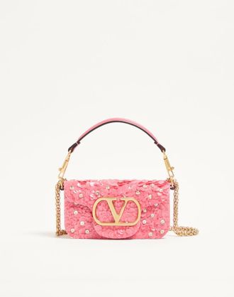 Valentino Garavani Borsa Piccola A Spalla Valentino Garavani Loc&ograve; Ricamata Donna ROSA UNI