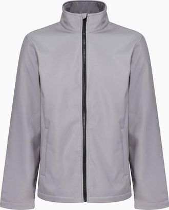 Regatta Mens Regatta Standout Mens Ablaze Printable Soft Shell Jacket - Grey - Size: Regular/36
