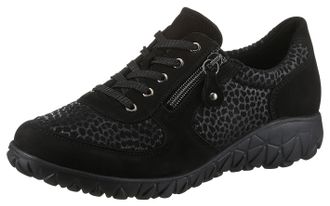 Waldl&auml;ufer Schn&uuml;rschuh WALDL&Auml;UFER HAVY-Soft, Damen, Gr. 4,5 (37,5), schwarz, Nubukleder, Textil, Schuhe Schn&uuml;rschuh, Freizeitschuh, Halbschuh, Komfortschuh mit R